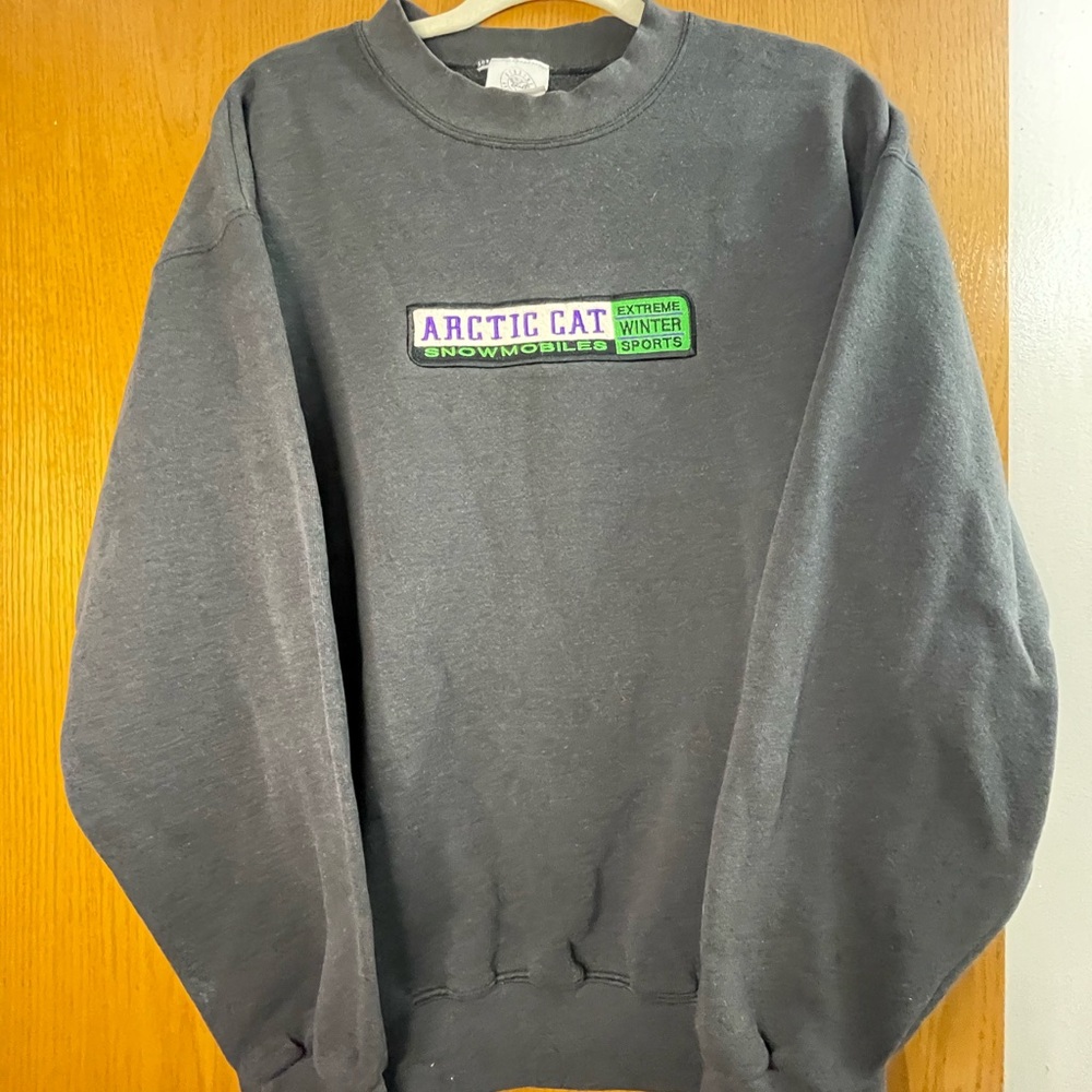 Arctic Cat Gray Crewneck Sweatshirt large